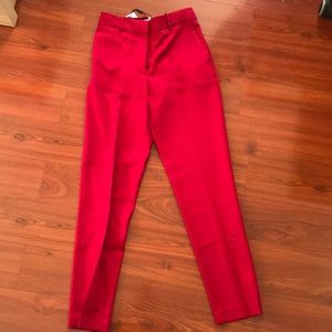 Reiss pant red size 0